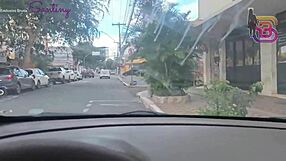 Wife Led by Collar to Massive Cock Gloryhole