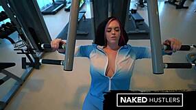 Sweaty Big Ass PAWG Rides Boyfriend's Face After Gym Workout Tease