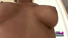 i got pounded so long by that huge black cock my tits got the cumshot