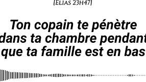 Your boyfriend fucks you silent while family downstairs...
