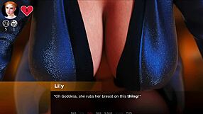 i'm like totally playing holy shemale slave with big cock tits part 3