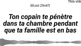 Your boyfriend fucks you silent while family downstairs...