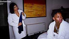 SHEILA ORTEGA SWALLOWS SNAKES BARCELONA'S MONSTER COCK DEEP!