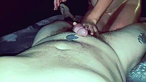 enjoy erotic massage turning into foot stroking session