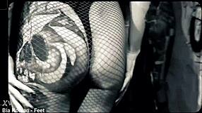 i worship her tiny feet as she tickles and dominates me completely