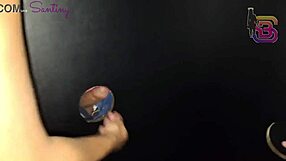 Wife Led by Collar to Massive Cock Gloryhole