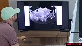 cuckold spies wife's secret gyno ultrasound exam