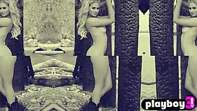 Big Tits Latina Poses Lingerie Before Blonde Milf's Big Ass Striptease Undress