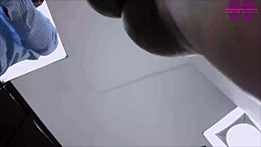 Would you share your student lover's ebony ass with a colleague like this?