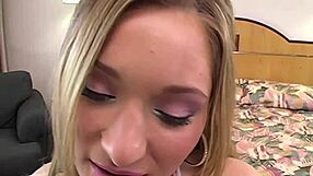 Kayla Marie Sucks Monster Cock in Fishnets POV