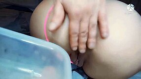 dare you imagine grapes shoved deep in that gaping latina ass?