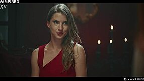 Watch Octavia Red hypnotize Sofia Rivers for dripping pussy feast and scissoring!