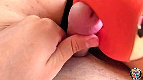 Wife edges my throbbing cock with her dripping pussy until she squirts everywhere in simultaneous orgasm bliss