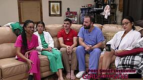 i'm aria nicole feeling doctor tampa's catheter in my petite body