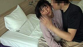 Curious nurse rims patient then rides cock