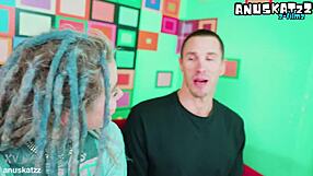 Alt Goth Pornstar Onyx Tests Monster White Cock Casting ATM Deepthroat Facial