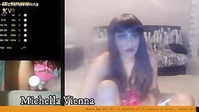 Spy Cam Catches Michella's Sexy Vienna Webcam Show