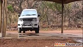 damn this beautiful african babe gives the sloppiest deepthroat in the backseat