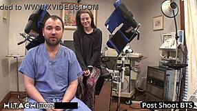 Curvy patient lainey strapped down for mandatory hitachi vibrator orgasms by tampa doctor