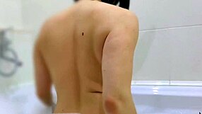 so stepmom's big fat ass looks amazing naked in the bathroom shower