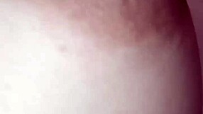 Hard nipple fills screen in raw close-up piano focus