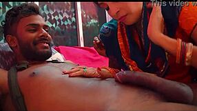 Sexy indian maid bent over for juicy pussy pounding with dirty moans 