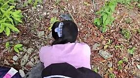Colombian wife flashes big ass in public as crowds pass by dangerously close