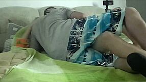 Romantic couple invites wife for creampie threesome fun