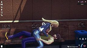 honey select 2 blonde milf outdoor public sex assfucking blowjob cumshot