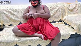 caught flashing my huge desi tits on hidden cam
