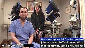 Curvy patient lainey strapped down for mandatory hitachi vibrator orgasms by tampa doctor