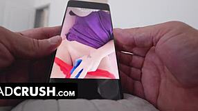 stepdaughter sends risky nudes gets huge creampie from stepdad dadcrush style