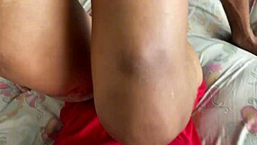 her lil foot feels so good on my cock in bedroom