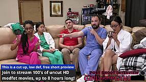 i'm aria nicole feeling doctor tampa's catheter in my petite body