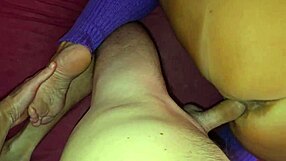 uhh my stepmom's fat blonde ass jiggles as i finger her taboo lingerie feet