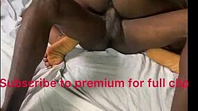 homemade ebony babe with big black cock rides rough missionary to screaming orgasm
