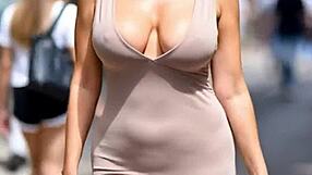 check out these busty milfs slipping massive natural tits everywhere - compilation 3!