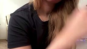 oh man this horny bbw girl fists her tight shaved pussy till she squirts everywhere