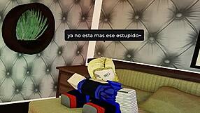 i meet android 18 for a huge bbc roblox date