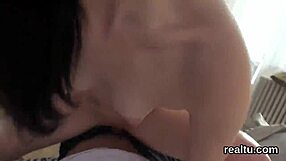 Czech teen gets mall tease then pov monster cock penetration!