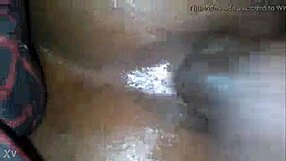 Lil Bitty Ebony Teens Drilled in Rough Threesome