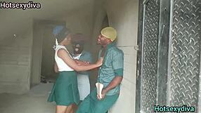 Naughty schoolboy fucks two horny college girls in steamy threesome