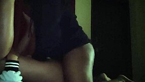 Can this cute chubby Asian teen handle rough pounding from huge cock missionary style