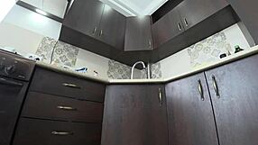 Watch me spy on my chubby wife's upskirt and foot play with hidden cam