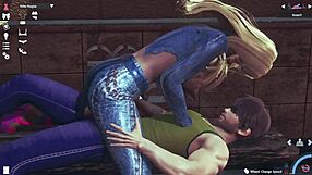 honey select 2 blonde milf outdoor public sex assfucking blowjob cumshot