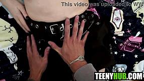 virgin goth girl doxy gunnar bishop creams panties for pov blowjob