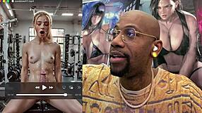 uh tight petite teen girl i wanna get anal fucked while jerking off this buff bald pussy teen grows hard tranny cock and explodes cum all over my ass ai generated