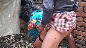 Desi wife pounds neighbor boys' cocks hardcore outdoors in wild frenzy