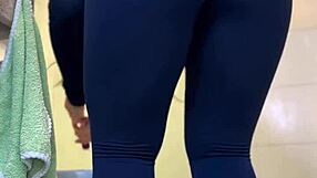 my big latina ass looks insane in these tight leggings