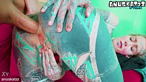 Alt Goth Pornstar Onyx Tests Monster White Cock Casting ATM Deepthroat Facial